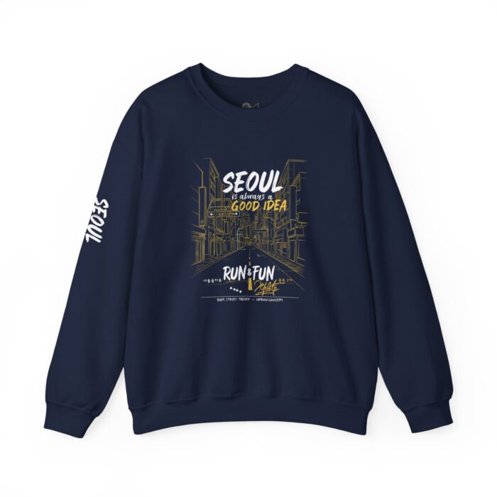 Seoul Good Idea Unisex Crewneck Sweatshirt - Perfect for Travel Enthusiasts - Image 5