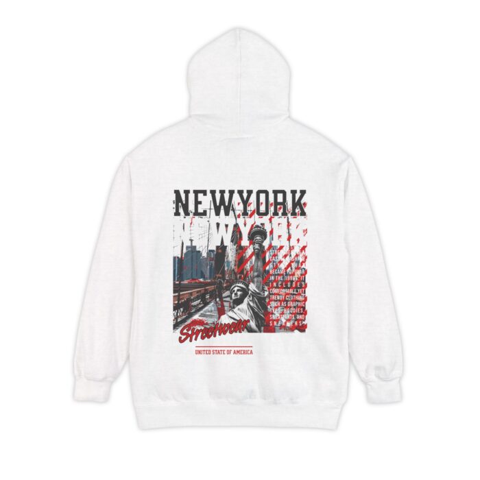 New York Streetwear Unisex Garment-Dyed Hoodie