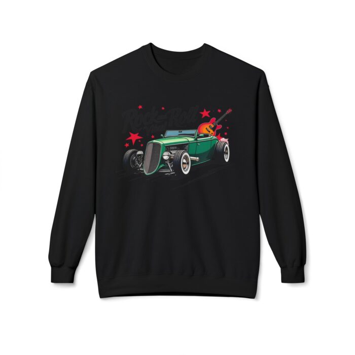 Rock & Roll Vibes Unisex Midweight Softstyle Fleece Crewneck Sweatshirt - Image 41