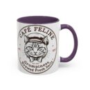Grumpy Cat Accent Coffee Mug | Cat Lover Gift, Unique Coffee Cup, Pet-Themed Kitchenware, Café Decor, Funny Cat Mug