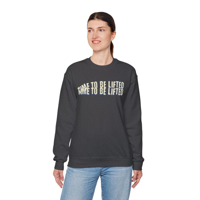 Time to be lifted Unisex Heavy Blend™ Crewneck Sweatshirt - Image 42