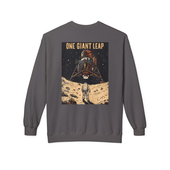 One giant leap Unisex Midweight Softstyle Fleece Crewneck Sweatshirt - Image 10