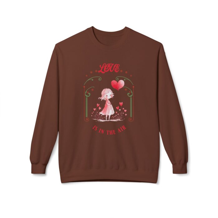 Love is in the air Unisex Midweight Softstyle Fleece Crewneck Sweatshirt - Image 17