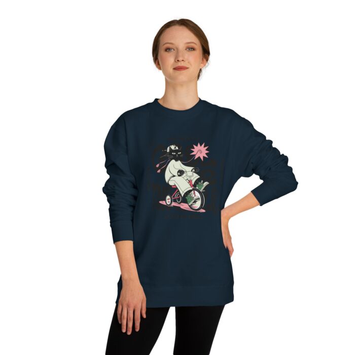 Too cool for two wheels Unisex Crew Neck Sweatshirt - Image 36