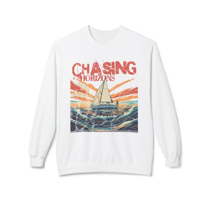 Chasing Horizons Unisex Midweight Softstyle Fleece Crewneck Sweatshirt - Image 17