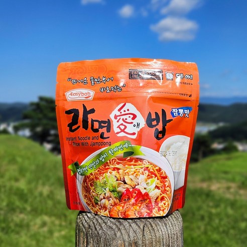 Eazybab Ramen-Ae-Bab Spicy Jjamppong Flavor 110g 3ea