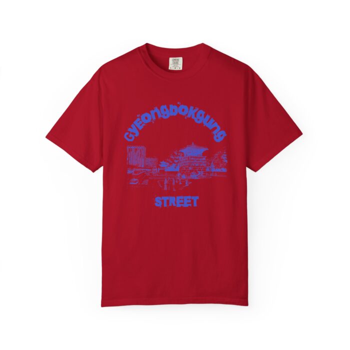 Gyeongbokgung Street Unisex Garment-Dyed T-shirt - Image 25