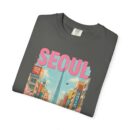Seoul Inspired Unisex Garment-Dyed T-Shirt - Trendy Streetwear with Cityscape Design