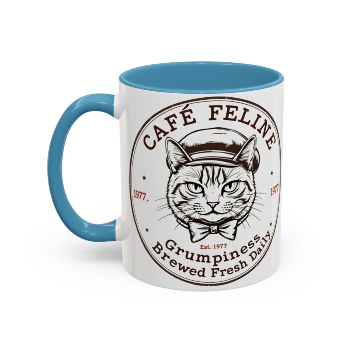 Grumpy Cat Accent Coffee Mug | Cat Lover Gift, Unique Coffee Cup, Pet-Themed Kitchenware, Café Decor, Funny Cat Mug - Image 28