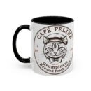 Grumpy Cat Accent Coffee Mug | Cat Lover Gift, Unique Coffee Cup, Pet-Themed Kitchenware, Café Decor, Funny Cat Mug