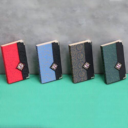 Star Gift Korean Traditional Pattern sSilk Notebook