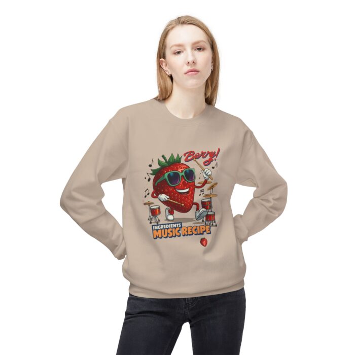 Berry Unisex Midweight Softstyle Fleece Crewneck Sweatshirt - Image 35