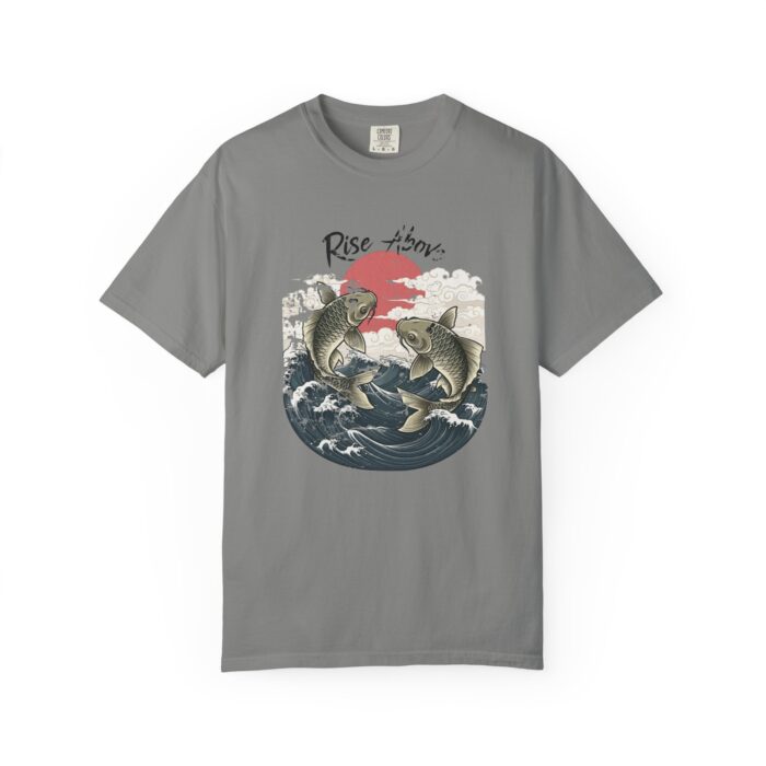 Rise above Unisex Garment-Dyed T-shirt - Image 25