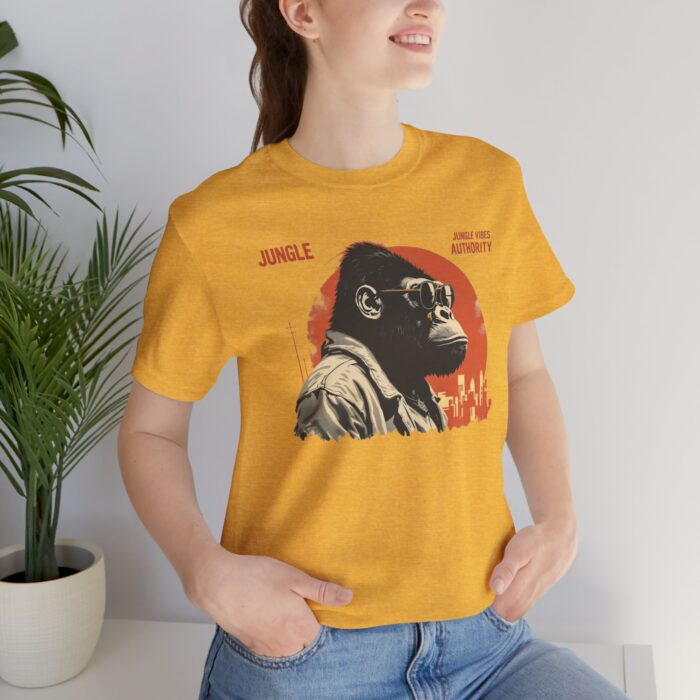 Jungle Authority Graphic Tee | Unisex Shirt for Animal Lovers, Casual Wear, Gift Idea, Nature Enthusiasts, Fun Statement T-Shirt - Image 10