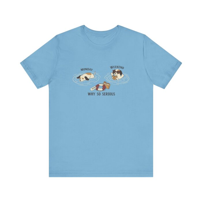 Playful Cat Humor Tee: Why So Serious?, Cute Pet Lover Gift, Cat Lover Shirt, Funny Animal Tee, Unisex T-shirt for Pet Owners - Image 13