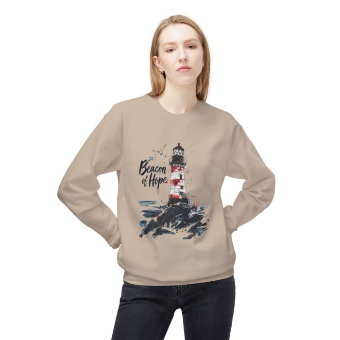 Beacon of Hope Unisex Midweight Softstyle Fleece Crewneck Sweatshirt - Image 19