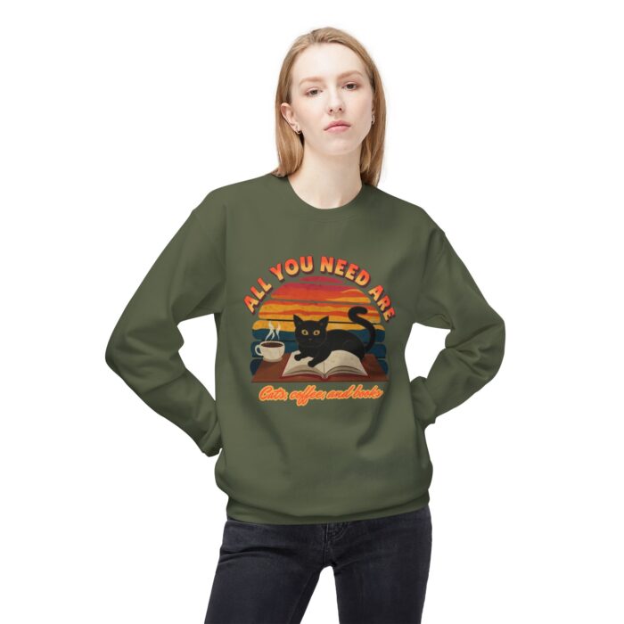 All you need are Unisex Midweight Softstyle Fleece Crewneck Sweatshirt - Image 11