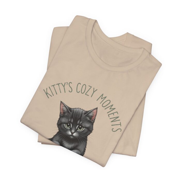Cute Cat Jersey Tee - Kitty's Cozy Moments, Pet Lover Shirt, Gifts for Cat Owners, Animal Lover Apparel, Fun Cat Lover Tee - Image 42