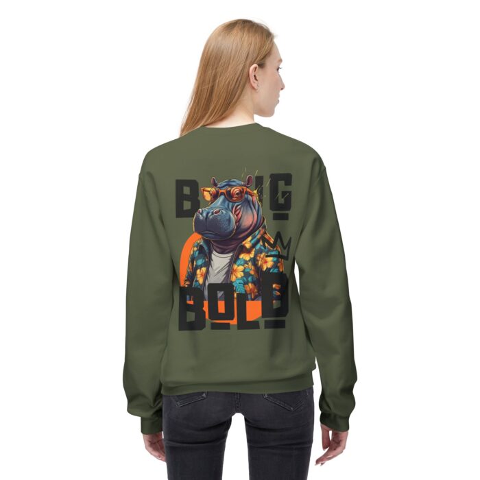 Big Bold Unisex Midweight Softstyle Fleece Crewneck Sweatshirt - Image 12