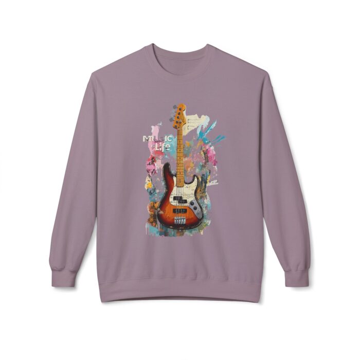 Music is life Unisex Midweight Softstyle Fleece Crewneck Sweatshirt - Image 13