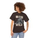 Wild Spirit Unisex Heavy Cotton Tee | Adventure Shirt, Gift for Nature Lovers, Casual Wear, Outdoor Activities, Quote Tee