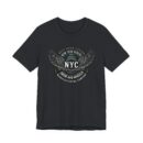 NYC Wings Graphic Unisex Tee, Vintage Style Shirt, Gift for NYC Lovers, Casual Streetwear, Travel Souvenir, Comfortable Tee