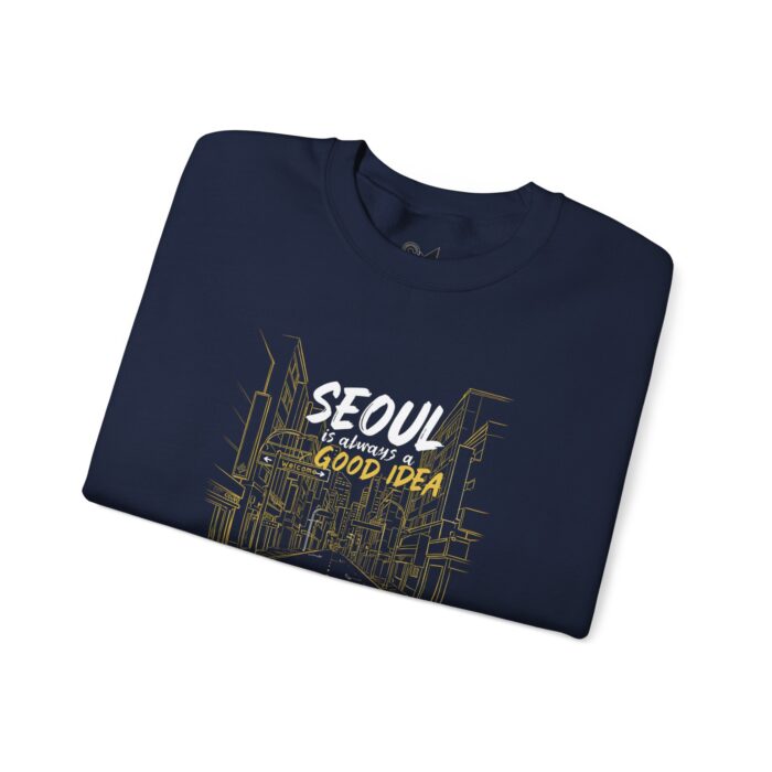 Seoul Good Idea Unisex Crewneck Sweatshirt - Perfect for Travel Enthusiasts - Image 7