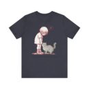 Cute Cat Lover Tee, Animal Graphic Shirt, Gift for Cat Mom, Funny Pet Lover Apparel, Love Knows When You're Quiet T-Shirt