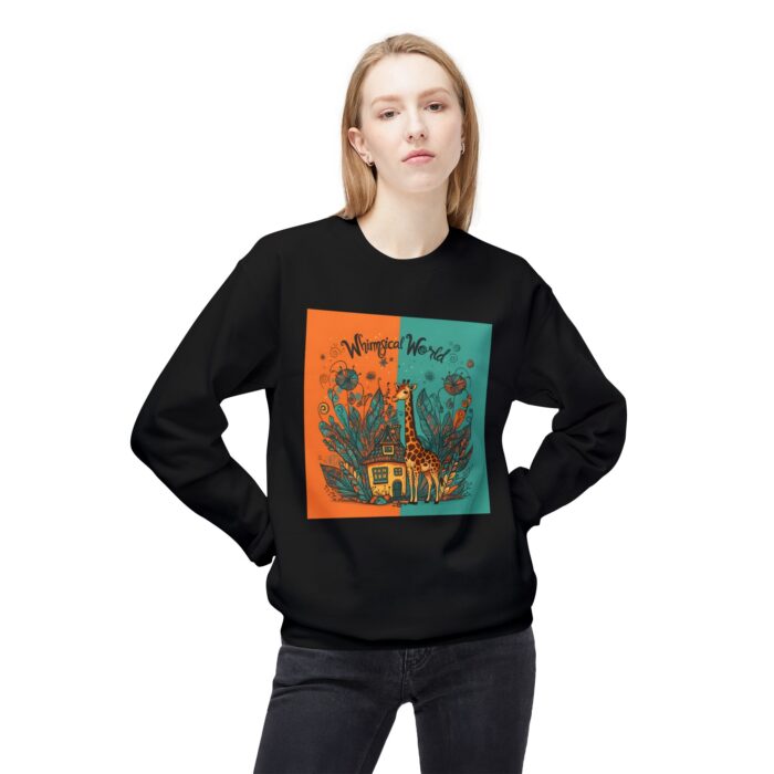 Whimsical World Unisex Midweight Softstyle Fleece Crewneck Sweatshirt - Image 15