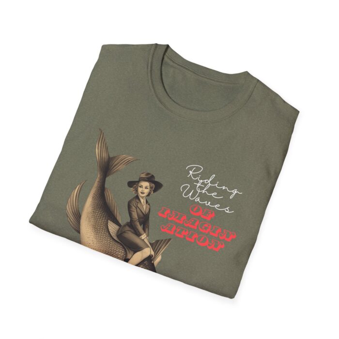 Whimsical Fishing Adventure T-Shirt | Fun Graphic Tee for Outdoorsy Types, Gift for Fishermen, Unisex T-Shirt, Casual Wear, Vintage Style - Image 11