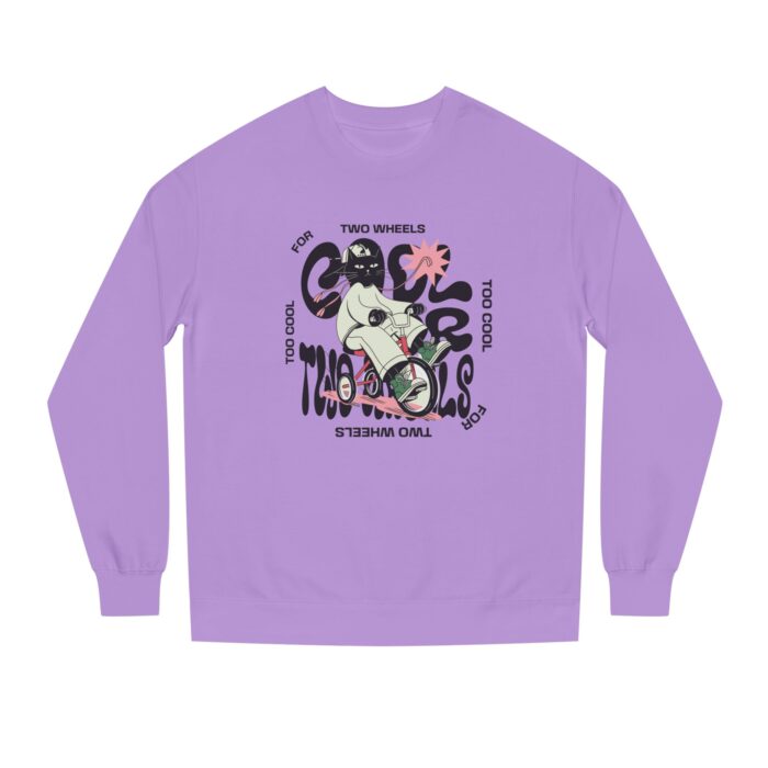 Too cool for two wheels Unisex Crew Neck Sweatshirt - Image 41