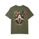 Galaxy Exploring Unisex Garment-Dyed T-Shirt - Space Adventure Vibe