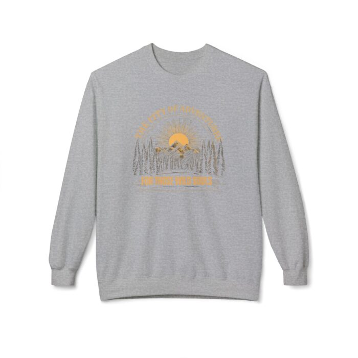 The city of adventure Unisex Midweight Softstyle Fleece Crewneck Sweatshirt - Image 33