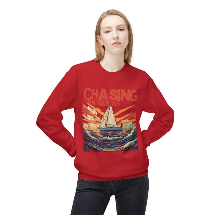 Chasing Horizons Unisex Midweight Softstyle Fleece Crewneck Sweatshirt - Image 55