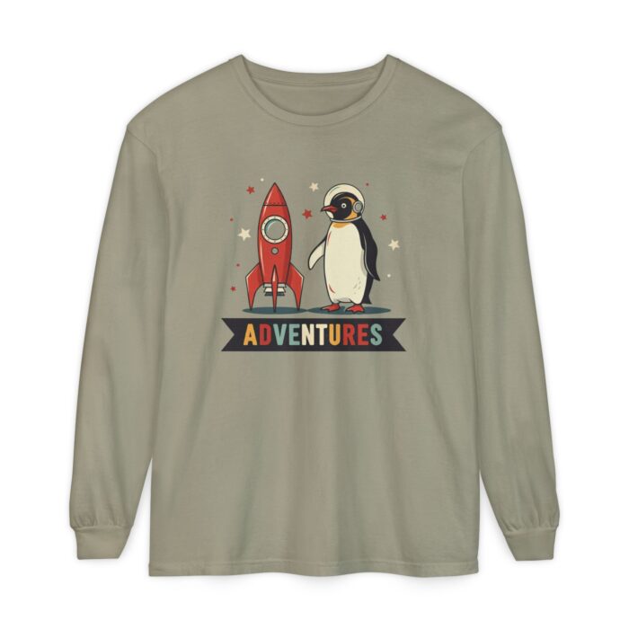 Adventures Unisex Garment-dyed Long Sleeve T-Shirt - Image 53
