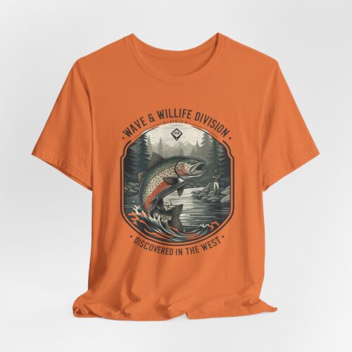 Nature-Inspired Graphic Tee, Perfect for Outdoor Enthusiasts and Casual Wear, Gift for Fishermen, Wilderness Adventure Shirt, [...]