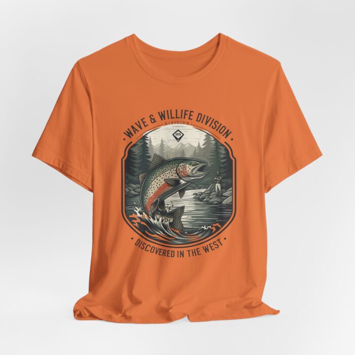 Nature-Inspired Graphic Tee, Perfect for Outdoor Enthusiasts and Casual Wear, Gift for Fishermen, Wilderness Adventure Shirt, [...]