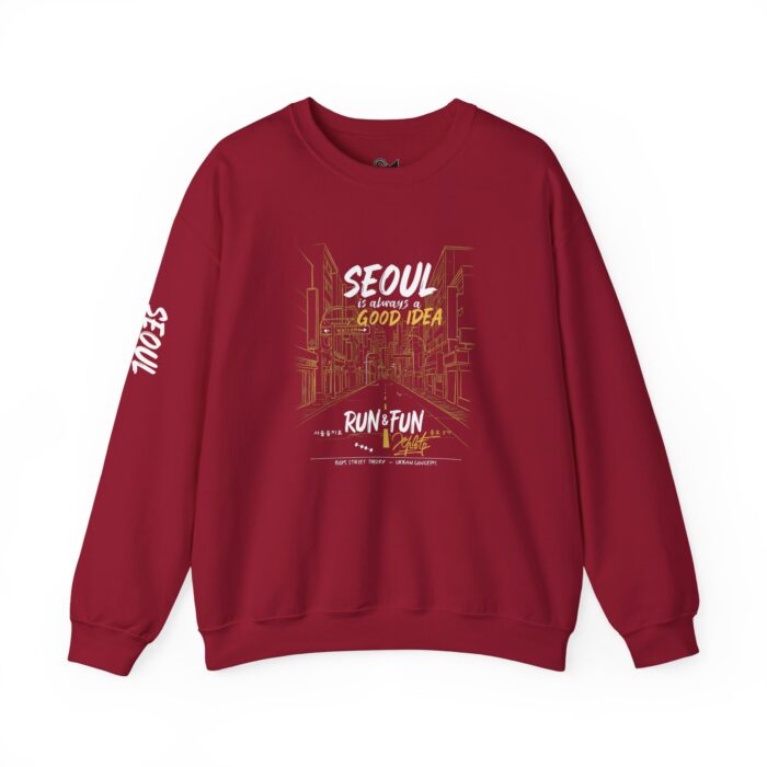 Seoul Good Idea Unisex Crewneck Sweatshirt - Perfect for Travel Enthusiasts - Image 17