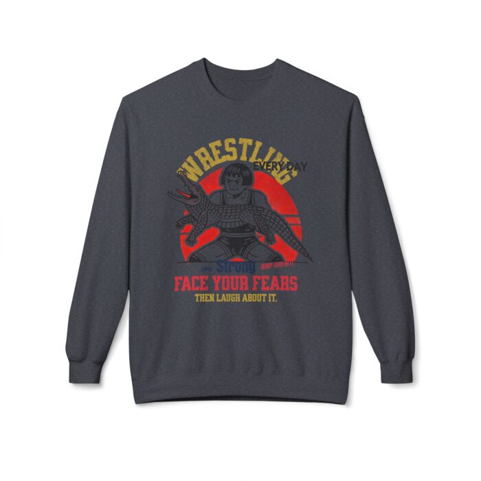 Face your fears Unisex Midweight Softstyle Fleece Crewneck Sweatshirt