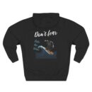Ride with wave Three-Panel Fleece Hoodie