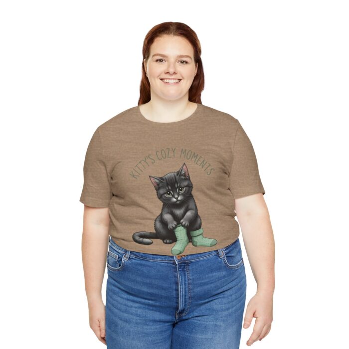 Cute Cat Jersey Tee - Kitty's Cozy Moments, Pet Lover Shirt, Gifts for Cat Owners, Animal Lover Apparel, Fun Cat Lover Tee - Image 35