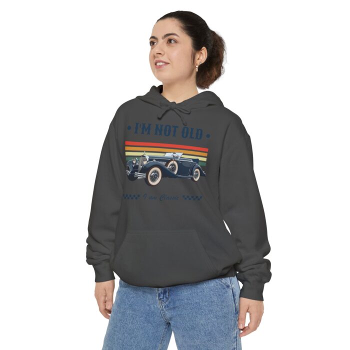 I am Classic Unisex Garment-Dyed Hoodie - Image 3