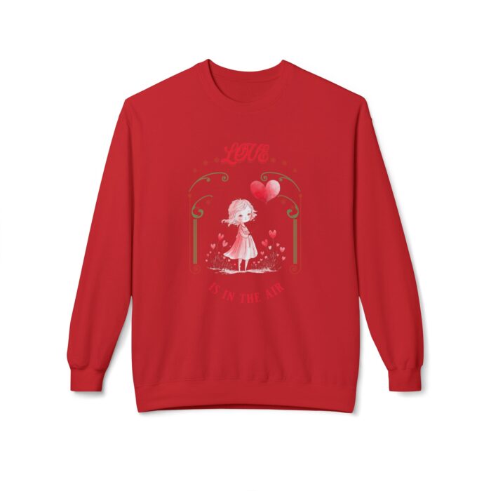 Love is in the air Unisex Midweight Softstyle Fleece Crewneck Sweatshirt - Image 53