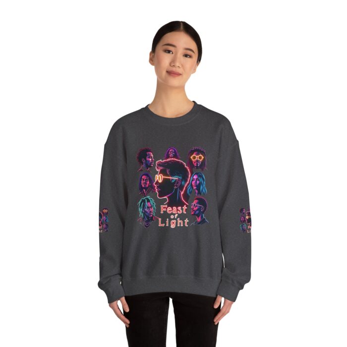 Feast of light Unisex Heavy Blend™ Crewneck Sweatshirt - Image 8