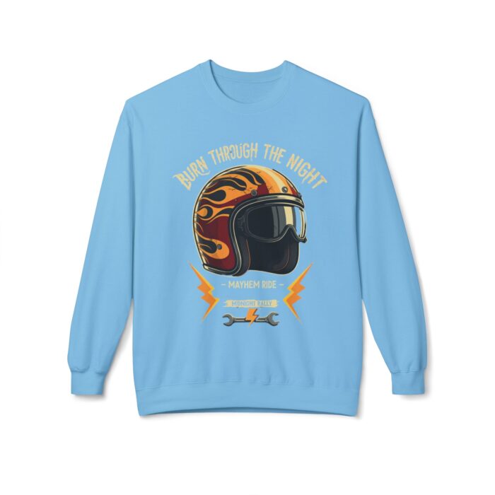 Burn through the night Unisex Midweight Softstyle Fleece Crewneck Sweatshirt - Image 33