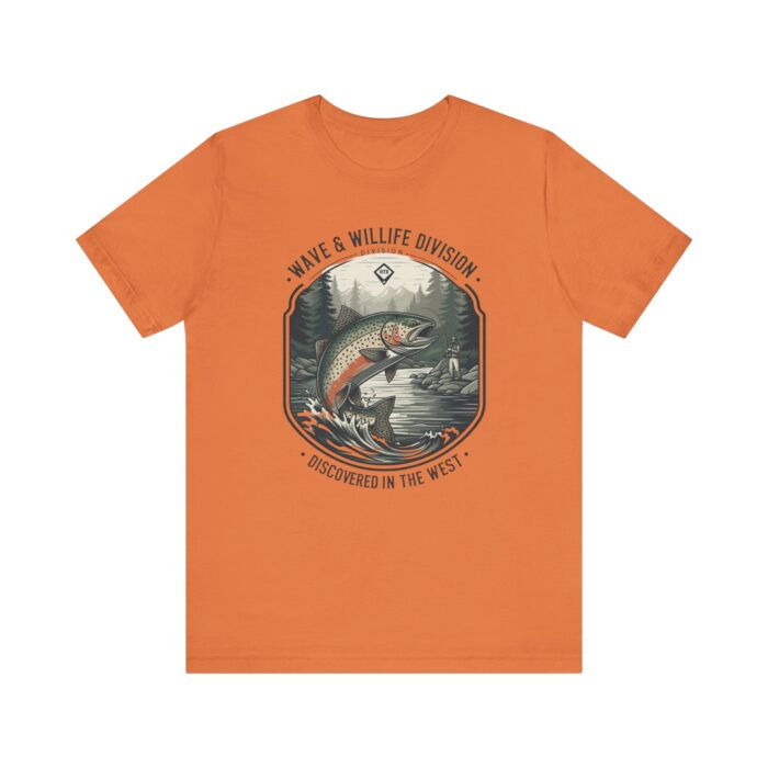 Nature-Inspired Graphic Tee, Perfect for Outdoor Enthusiasts and Casual Wear, Gift for Fishermen, Wilderness Adventure Shirt, [...] - Image 2