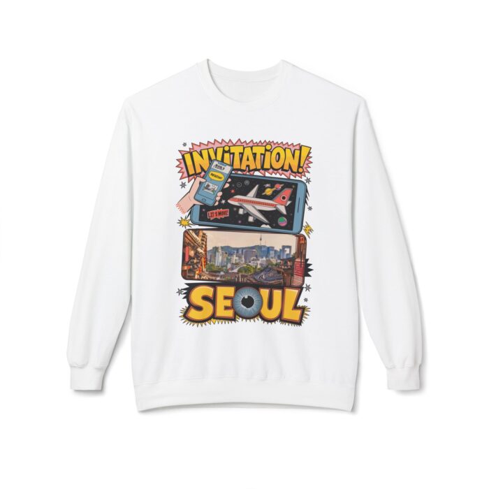 Invitation Seoul Unisex Midweight Softstyle Fleece Crewneck Sweatshirt - Image 25