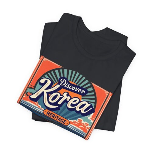 Korea Heritage Tee, Vintage Travel Shirt, Unisex Graphic Tee, Gifts for Travelers, Korean Culture Apparel, Heritage Celebration Clothing