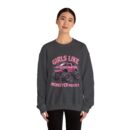 Girls like monster trucks Unisex Heavy Blend™ Crewneck Sweatshirt