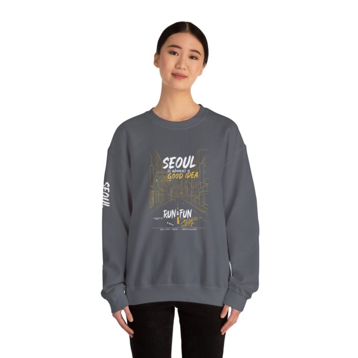Seoul Good Idea Unisex Crewneck Sweatshirt - Perfect for Travel Enthusiasts - Image 16